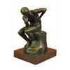 Image 1 : Rodin Thinker Symbol of Philosophy Bronze Sculpture Hot Cast Marble Base Figure