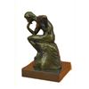 Image 3 : Rodin Thinker Symbol of Philosophy Bronze Sculpture Hot Cast Marble Base Figure