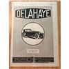 Image 1 : Vintage 1920's French Magazine Advertisement, DELAHAYE Automobiles