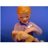 Image 4 : Vintage Early 20thc Hungarian DRASCHE Porcelain Figurine, Girl With Doll