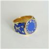 Image 1 : Rare Louis Vuitton Unisex Designer Enamel Logo Ring