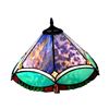 Image 3 : Tiffany-style 2 Light Victorian Table Lamp 17" Shade