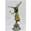 Image 10 : Bronze Sculpture of NIKE VICTORIA Winged Angel Goddess of Victory w/ Wreath 25" x 15"