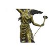 Image 5 : Bronze Sculpture of NIKE VICTORIA Winged Angel Goddess of Victory w/ Wreath 25" x 15"