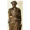 Image 8 : Bronze Metal Statue Sculpture of Julius or Augustus Caesar 17" x 7.5"
