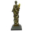 Image 10 : Bronze Sculpture of NIKE VICTORIA Goddess of Victory w/ Palm Branch & Sword 14" x 4.5"
