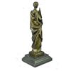Image 11 : Bronze Sculpture of NIKE VICTORIA Goddess of Victory w/ Palm Branch & Sword 14" x 4.5"
