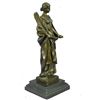 Image 3 : Bronze Sculpture of NIKE VICTORIA Goddess of Victory w/ Palm Branch & Sword 14" x 4.5"