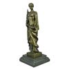 Image 8 : Bronze Sculpture of NIKE VICTORIA Goddess of Victory w/ Palm Branch & Sword 14" x 4.5"