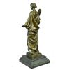Image 9 : Bronze Sculpture of NIKE VICTORIA Goddess of Victory w/ Palm Branch & Sword 14" x 4.5"