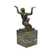 Image 3 : ATLAS Vienna Bronze Sculpture of Muscular Nude Male 7" x 5"