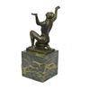Image 9 : ATLAS Vienna Bronze Sculpture of Muscular Nude Male 7" x 5"