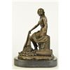 Image 2 : Demeter Ceres Goddess of the Harvest & Agriculture Bronze Sculpture 12" x 9"