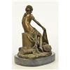 Image 9 : Demeter Ceres Goddess of the Harvest & Agriculture Bronze Sculpture 12" x 9"