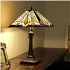 Image 3 : Tiffany-style 2 Light Mission Table Lamp 16" Shade
