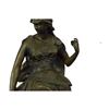 Image 4 : Athena Greek Goddess Bronze Statue 17" x 8"
