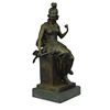 Image 7 : Athena Greek Goddess Bronze Statue 17" x 8"