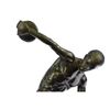 Image 5 : THE DISCOBOLUS OF MYRON Greek Bronze Replica Statue 10" x 7"
