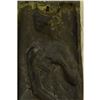 Image 1 : Bronze Bas Relief Wall Sculpture of Roman Female Water Bearer Aquarius 18" x 5.5"
