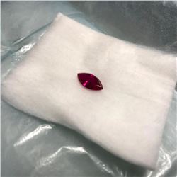 2.30ct BIANCO Burmese Red Marquise Ruby