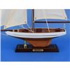 Image 5 : Wooden Columbia Model Sailboat Decoration 16"