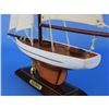 Image 6 : Wooden Columbia Model Sailboat Decoration 16"
