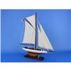 Image 7 : Wooden Columbia Model Sailboat Decoration 16"