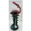 Image 4 : Vintage Miami, Pink Flamingo Bird Ceramic Candlestick Holder