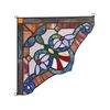 Image 3 : Victorian Tiffany-glass Window Panel 10" Wide