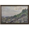 Image 1 : Signed Danish Coastal Landscape Oil Painting