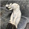 Image 3 : Hand Carved Shed Deer Antler, African Elephant Cane Dagger Handle