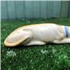 Image 6 : 19thc English Staffordshire Porcelain Figurine, Recumbent Greyhound Dog