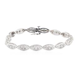 2.00 ctw Diamond Bracelet - 14KT White Gold