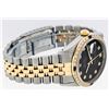 Image 5 : Rolex Mens 2 Tone 14K Black Diamond 36MM Datejust Wriswatch