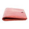 Image 8 : Chanel Red Leather Stitched Long Wallet