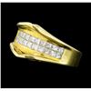 Image 1 : 0.80 ctw Diamond Ring - 14KT Yellow Gold