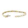 Image 3 : 1.70 ctw Diamond Bracelet - 14KT Yellow and White Gold