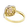 Image 3 : 2.64 ctw Pink Sapphire and Diamond Ring - 18KT Yellow Gold