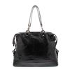 Image 5 : Celine Black Distressed Patent Leather Shoulder Handbag