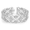 14k White Gold 13.87CTW Diamond Bracelets, (VS/F-G)