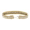 Image 3 : 3.40 ctw Diamond Bracelet - 14KT Yellow and White Gold