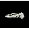 GIA Cert 1.51 ctw Diamond Ring - 18KT White Gold