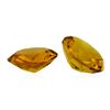 Image 2 : 12.09 ctw.Natural Round Cut Citrine Quartz Parcel of Two