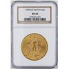 1908 $20 St. Gaudens Double Eagle Gold Coin NGC MS64