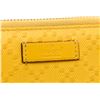 Image 5 : Gucci Yellow Diamante Coated Canvas Leather Zippy Wallet