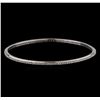2.00 ctw Diamond Bangle Bracelet - 18KT White Gold