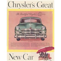 Three Chrysler Car Ads from the 1920's-1950's