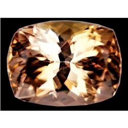 Top Cutvvs 11.95ct Golden Color Cushion Shape Topaz - Good Luster