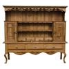 Image 1 : Custom Made Two Piece Pine Pewter Cupboard