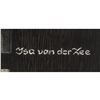 Image 4 : Vander Zee Modern Framed Abstract "Silver Columns"